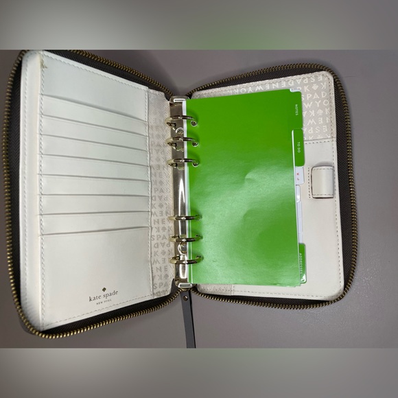 Kate Spade Gray Zip Leather Folio - Picture 3 of 7